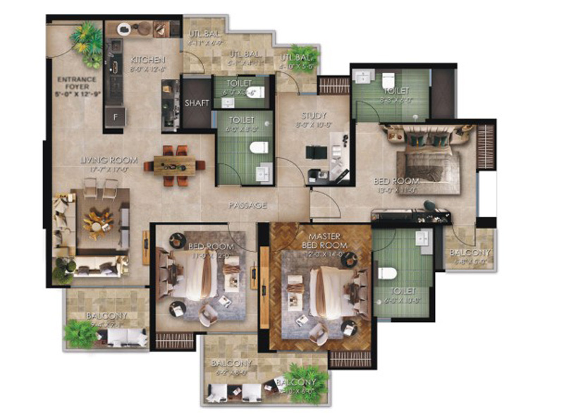 RG Pleiaddes Floor Area